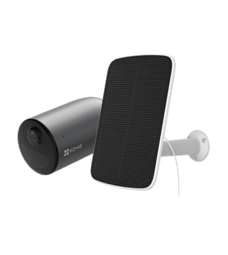 מצלמת חיצונית אלחוטית + פאנל סולרי EZVIZ EB3 2k