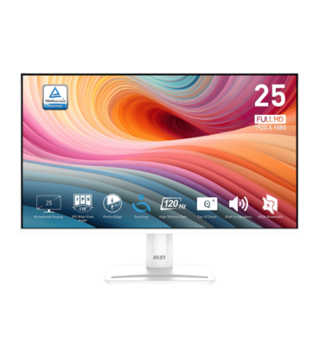 מסך מחשב עסקי MSI PRO MP251W E2 24.5inch/FHD/120HZ/IPS/1ms/HDMI-VGA-DP/SPK