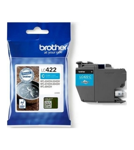 דיו כחול מקורי Brother LC422C