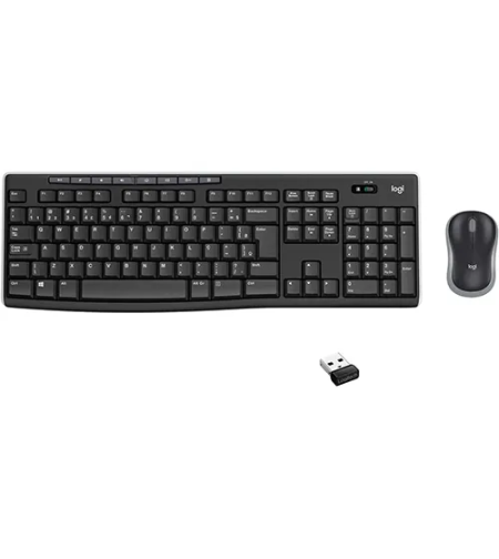 סט מקלדת ועכבר אלחוטיים Logitech Combo MK270