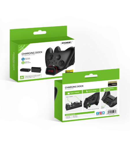 עמדת טעינה זוגית DOBE Charging DOCK Xbox S/One/S