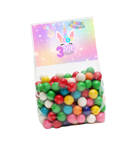 חבק + שקית דגם חד קרן