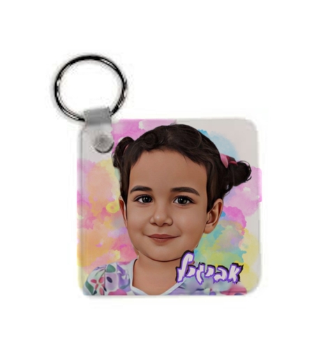 מחזיק מפתחות מרובע