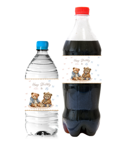 חבק לבקבוק דגם דובי