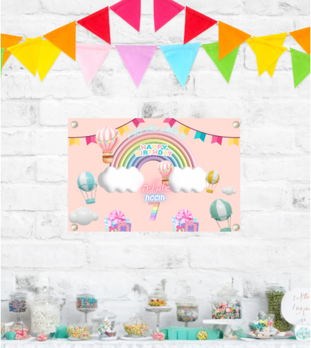 שלט לתלייה דגם כדור פורח