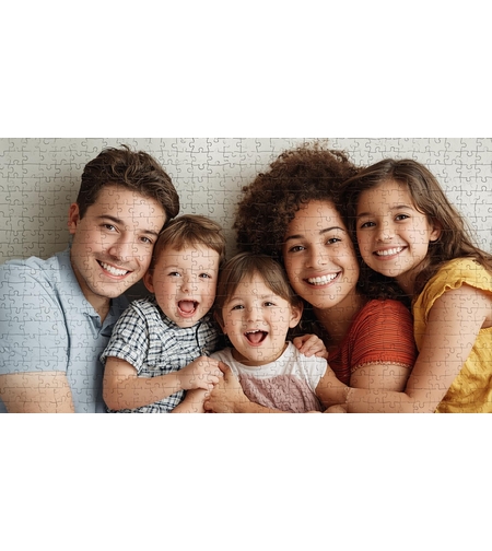 פאזל A4 עם תמונה וכיתוב