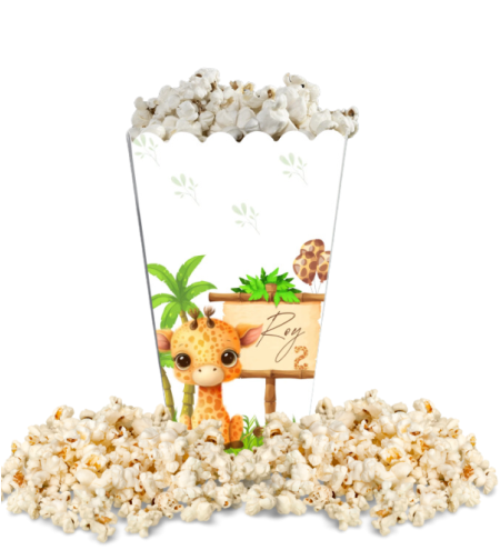 קופסאת חטיפים/פופקורן דגם ג'ירף בייבי