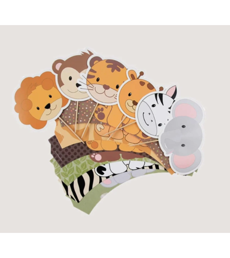 סט 6 יח' חבק לקאפקייק חיות