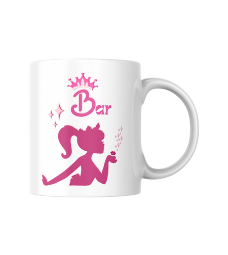 ספל לשתיה חמה דגם ברבי