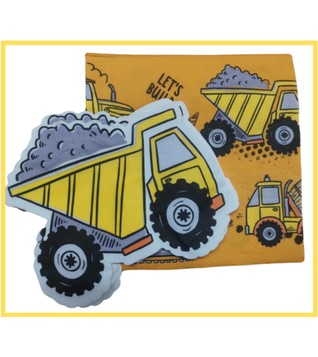 סט מפיות טרקטורים