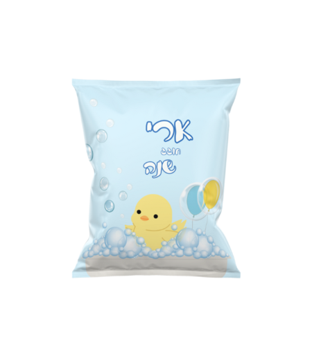 שקית חטיף ממותגת דגם אפרוח