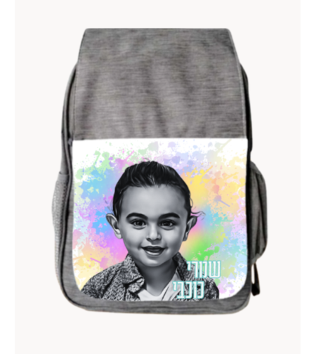 תיק גן עם הדפס צבעוני