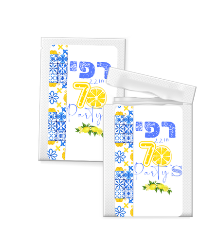 20 יח' מגבונים לחים דגם יווני
