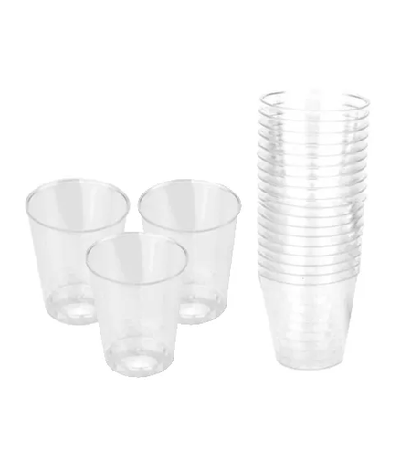 כוס ליקר (1oz) 50 יח' שקוף ומבריק כשל