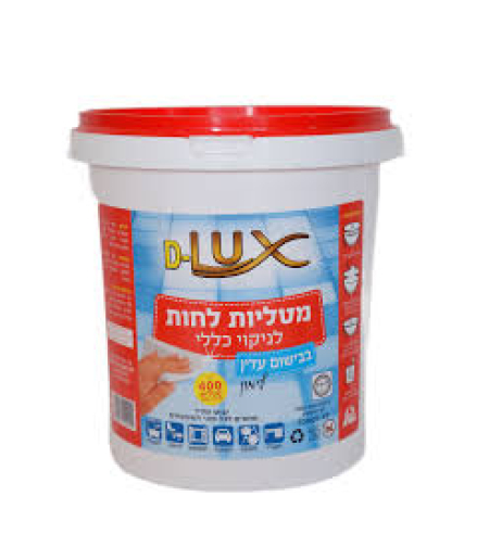 דלי מטליות לחות נשלפות לניקוי כללי 400 יחידות
