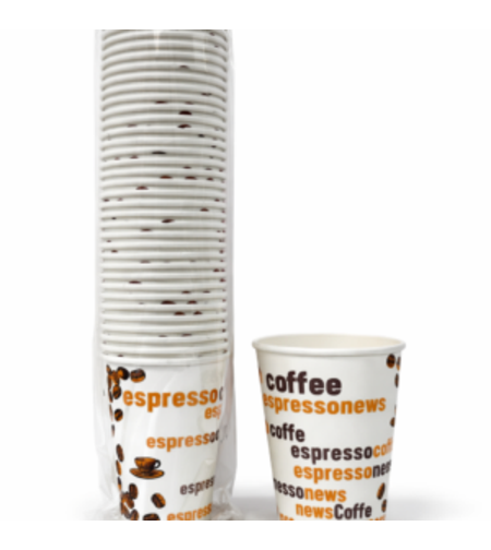 שרוול כוסות נייר לשתייה חמה 50 יחידות גודל 12