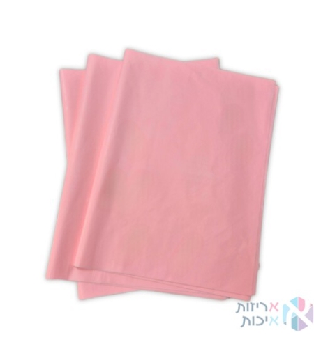 10 יח נייר עטיפה משי למתנות ורוד