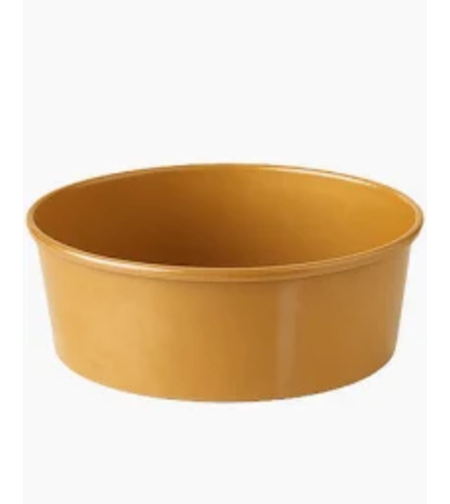 קערות קראפט עם מכסה רחב ונמוך- 500 מ״ל 50 יחידות