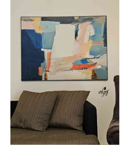 תמונת קטיפה הדפס אבסטרקט 2