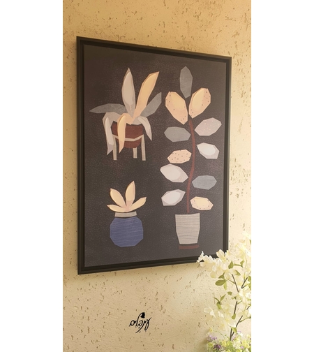 תמונת הדפס עציצים