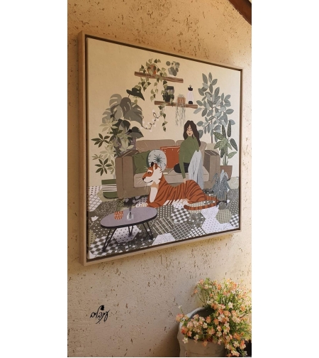 תמונת קנבס נמרה