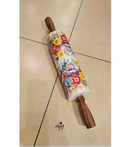 מערוך קרמי פרחוני