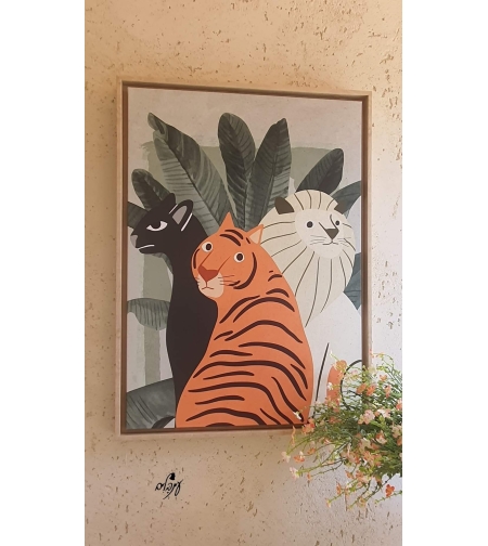 תמונת הדפס קנבס ג'ונגל
