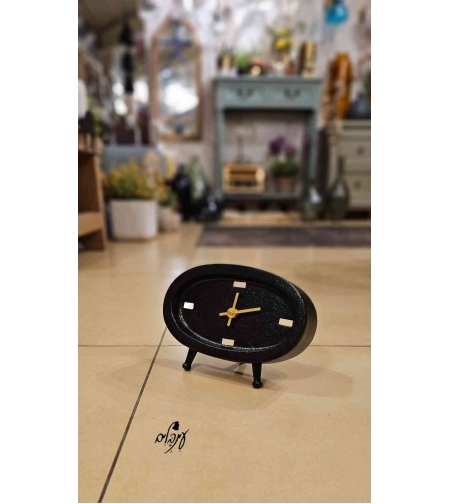 שעון שולחן יציקה אובלי