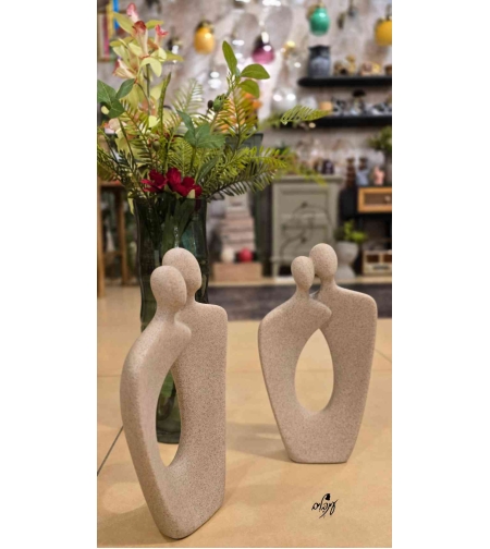 פסלון זוג דמוי אבן