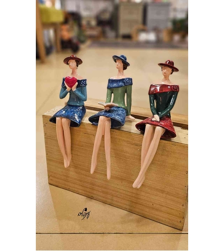 מגונדרת 3 בגווני ירוק כחול