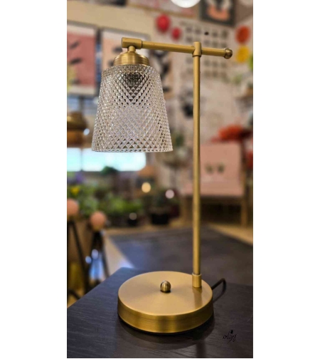 מנורת שירי זכוכית גלי