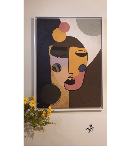 תמונת הדפס גיאומטרי