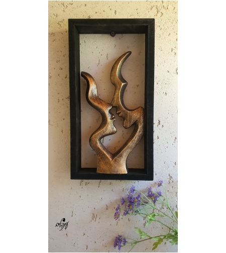 תמונת זוג שחור וזהב