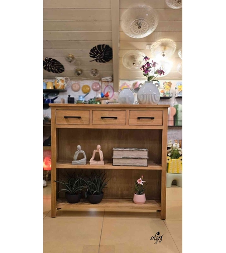 שידת עץ צרה