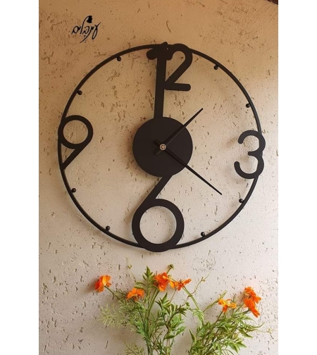 שעון קיר 4 ספרות