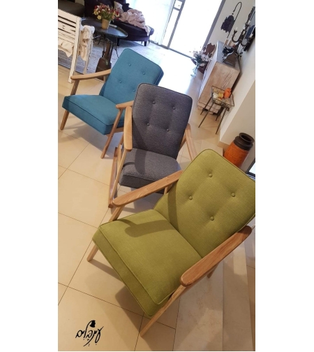 כורסא מעץ אלון בהזמנה אישית