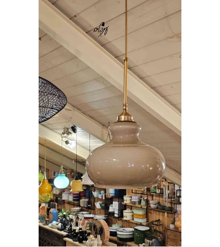 מנורת זכוכית עששית מוקה