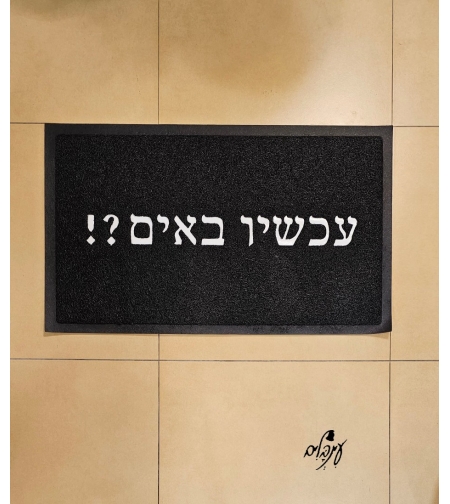 שטיח כניסה עכשיו באים?!