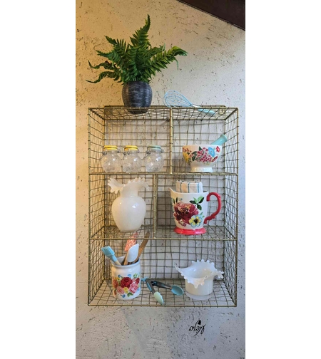 מדף רשת ברזל