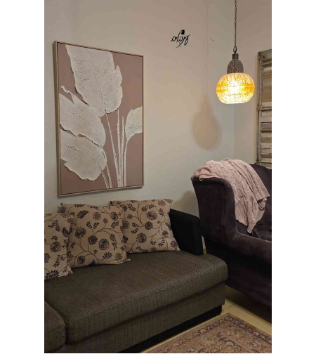 תמונת קנבס ציור עלים