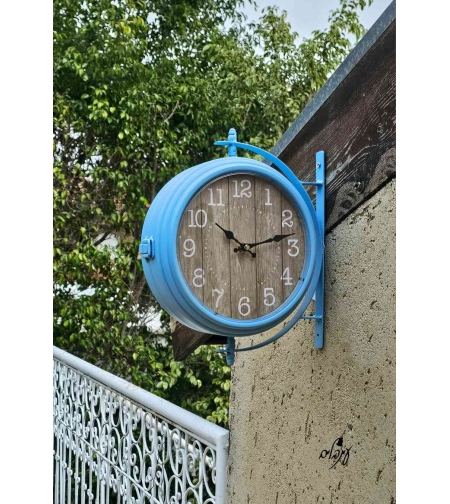 שעון רכבת תכלת