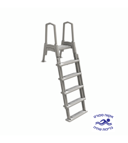 סולם מפלסטיק לבריכה עילית מותאם לדק 71550010