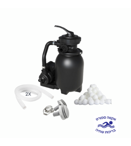 משאבה עם מסנן חול 1400 MUSTANG מוסטנג