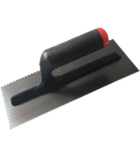 מאלצ' משונן שן קטנה (6X6) ידית פלסטיק 280*120