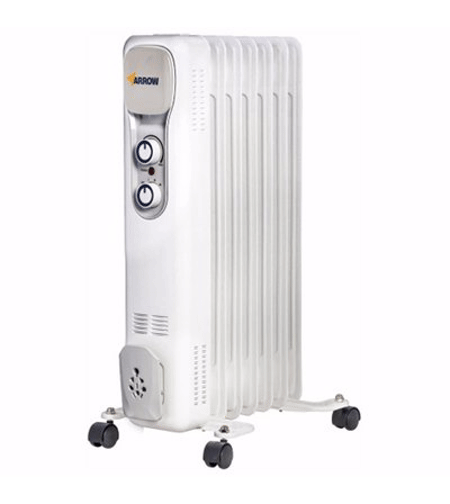 רדיאטור שמן לחימום 9 צלעות 2000W ARROW