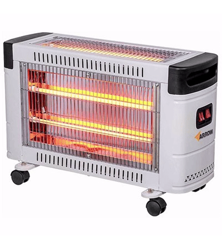תנור חימום קוורץ 3 גופי חימום 1800W ARROW
