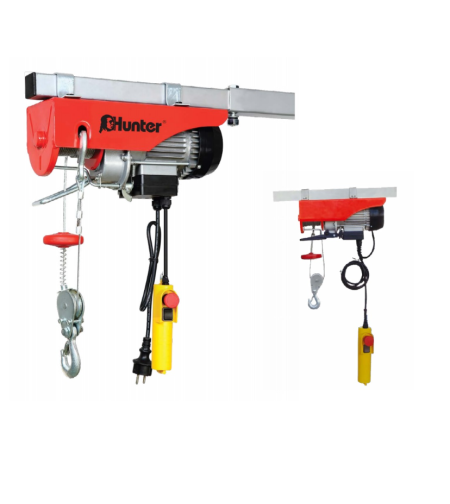 כננת חשמלית 300/600 ק”ג, כבל 18 מ’ HUNTER 1050W