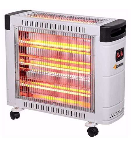 תנור חימום קוורץ 4 גופי חימום 2400W ARROW