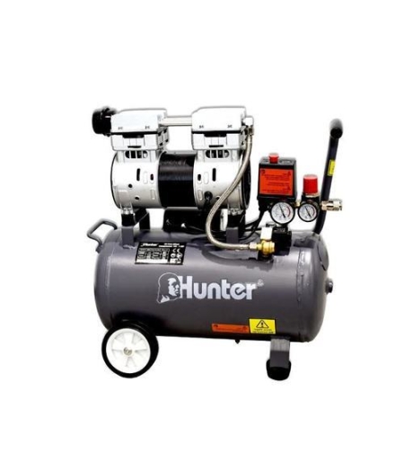 קומפרסור שקט ללא שמן HUNTER 25L 1.1HP