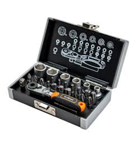 סט ביטים 26 יח מס 70 +ראצט 1\4 ביטים אלן PROGREAT